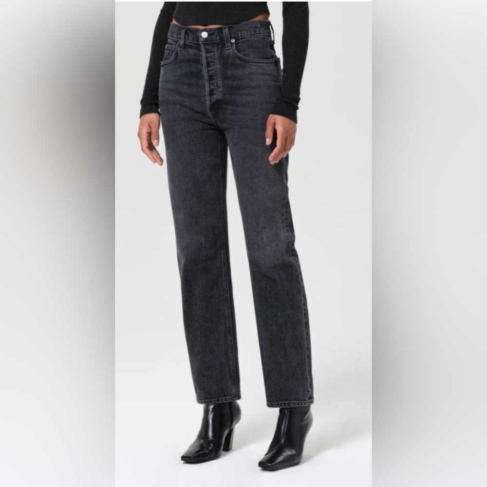 AGOLDE 90’s Pinch Waist High Rise Straight Jeans